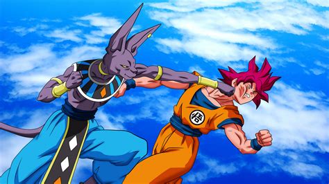 dragon ball z super goku vs beerus